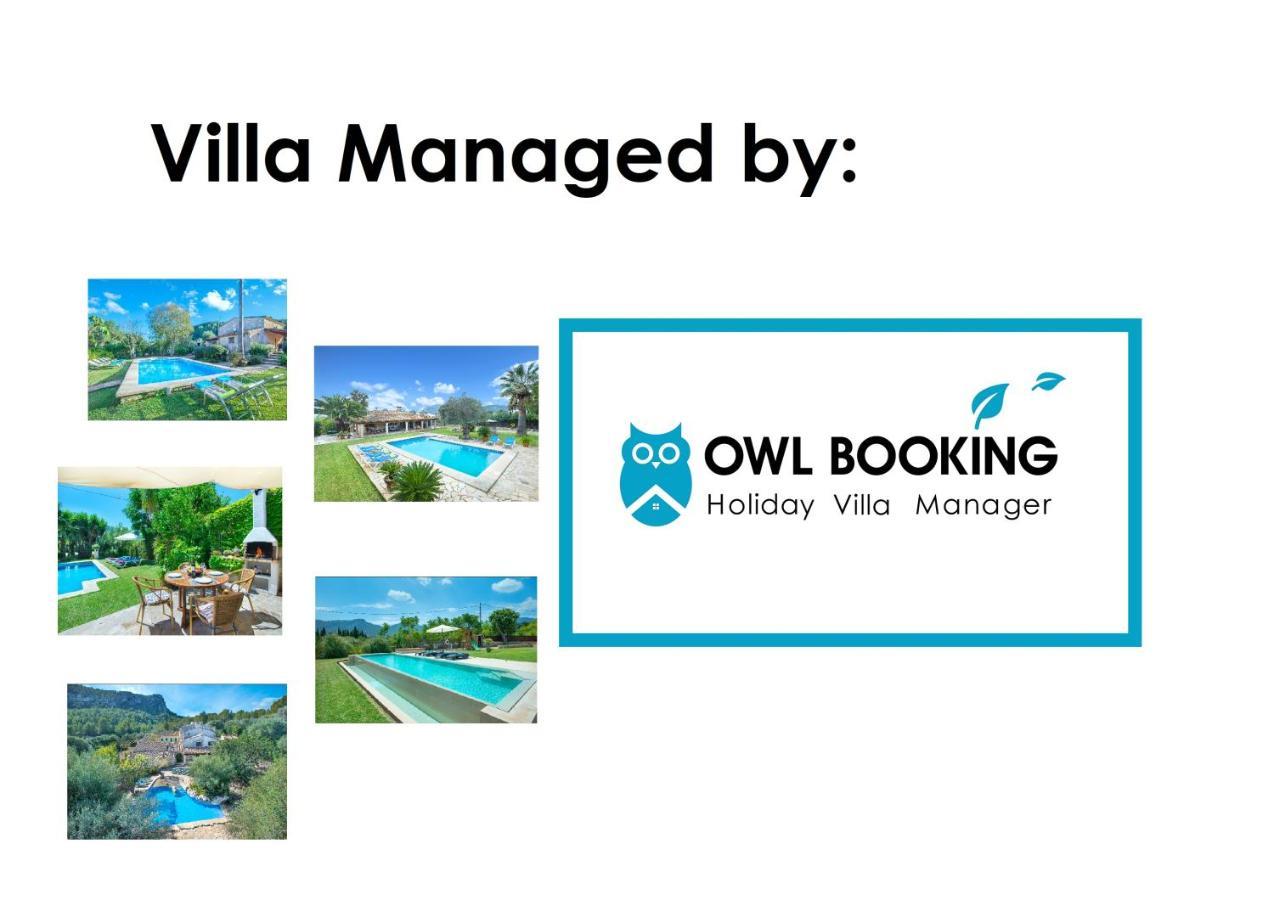 Owl Booking Villa La Font - Relax With A Big Pool Pollença Kültér fotó
